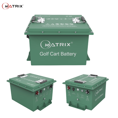 Bateria de lítio para carrinho de golfe Matrix Green Energy 36V com BMS protegido 38V 56Ah